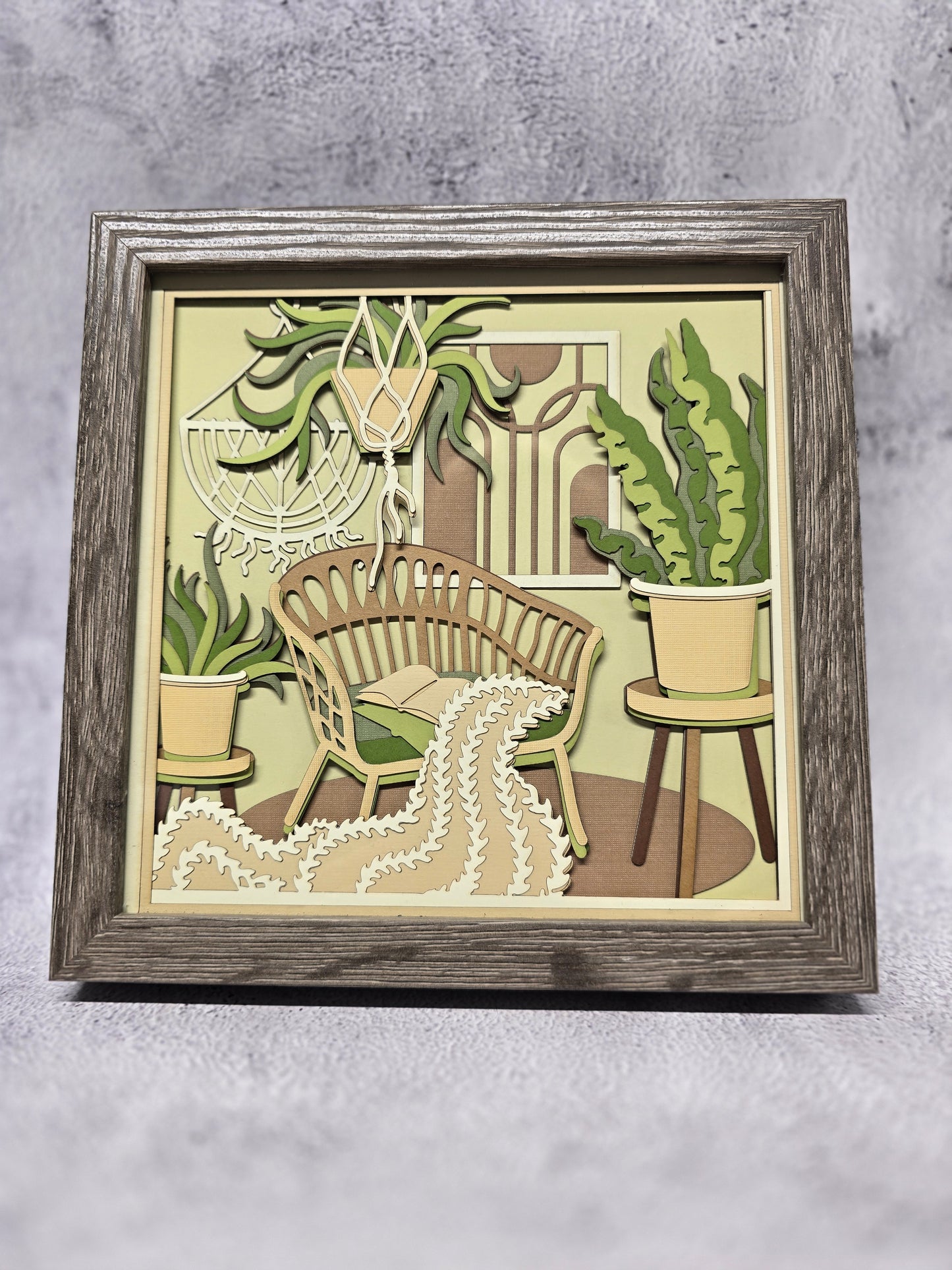 Boho Chair with books