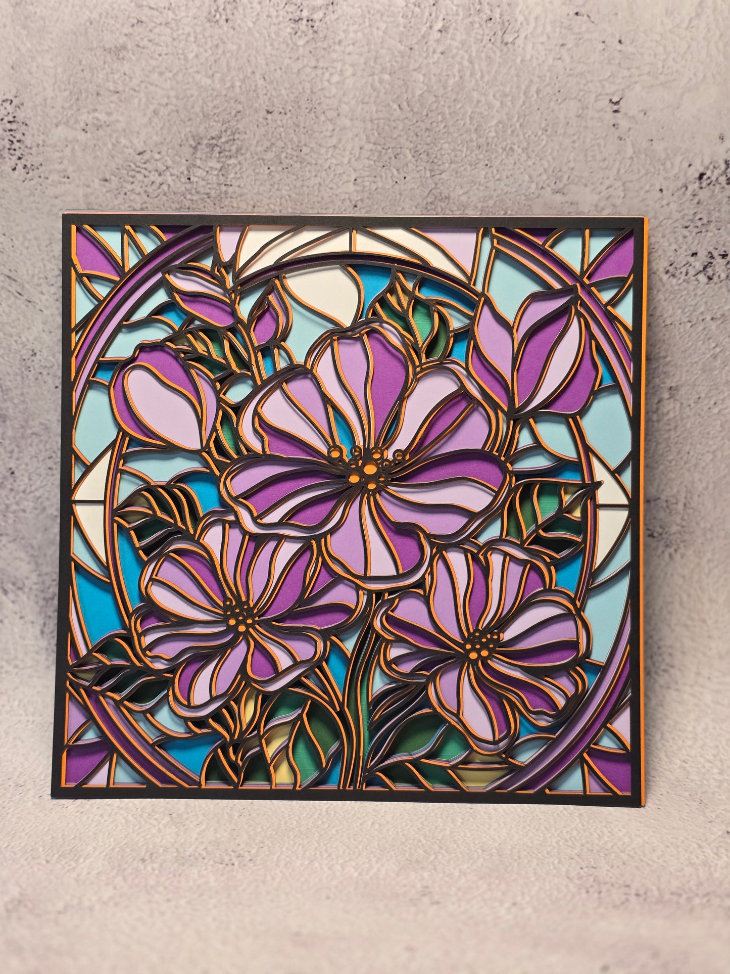 Purple Pansies (made to order)