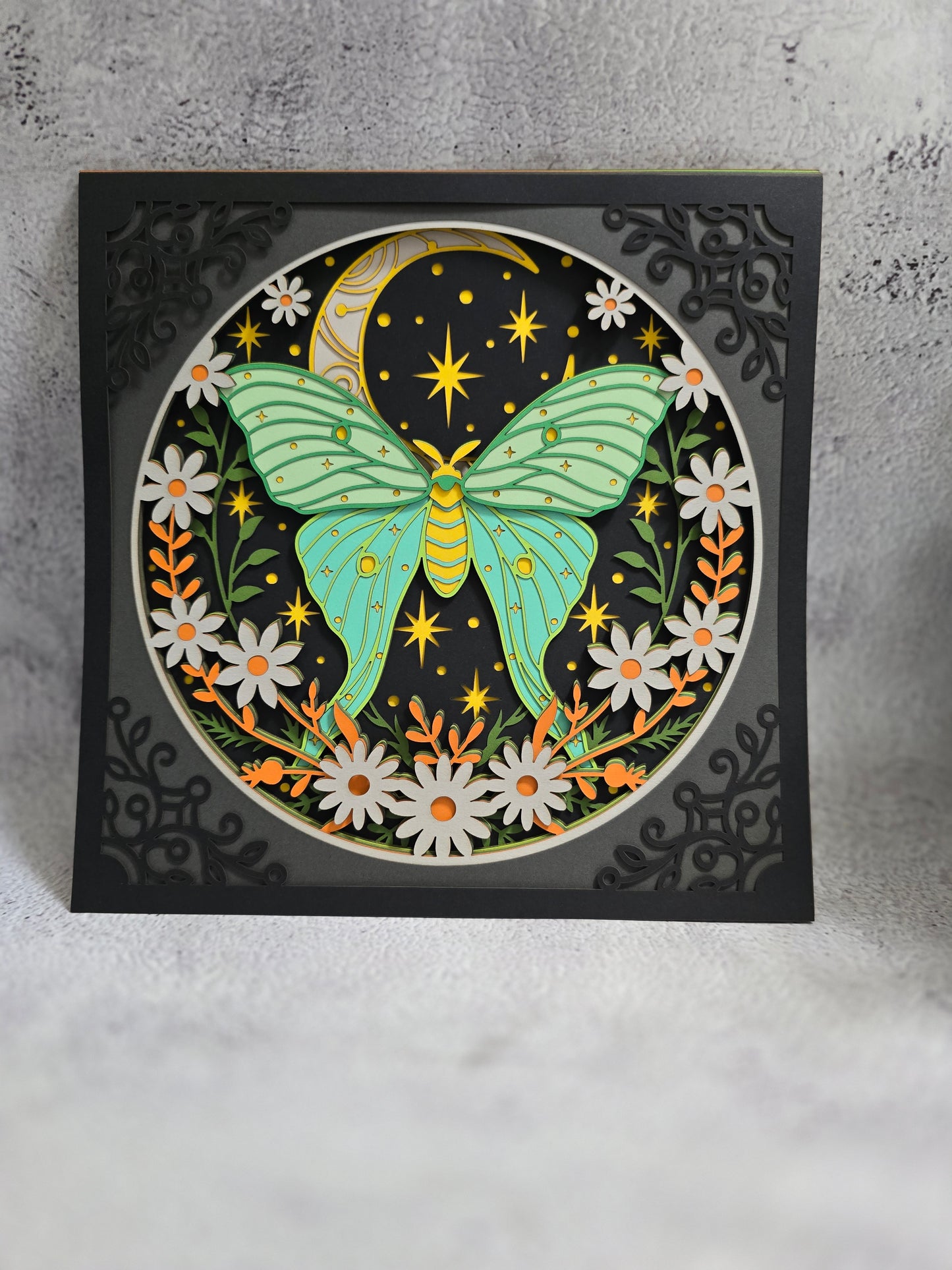 Gothic Luna Moth (made to order)
