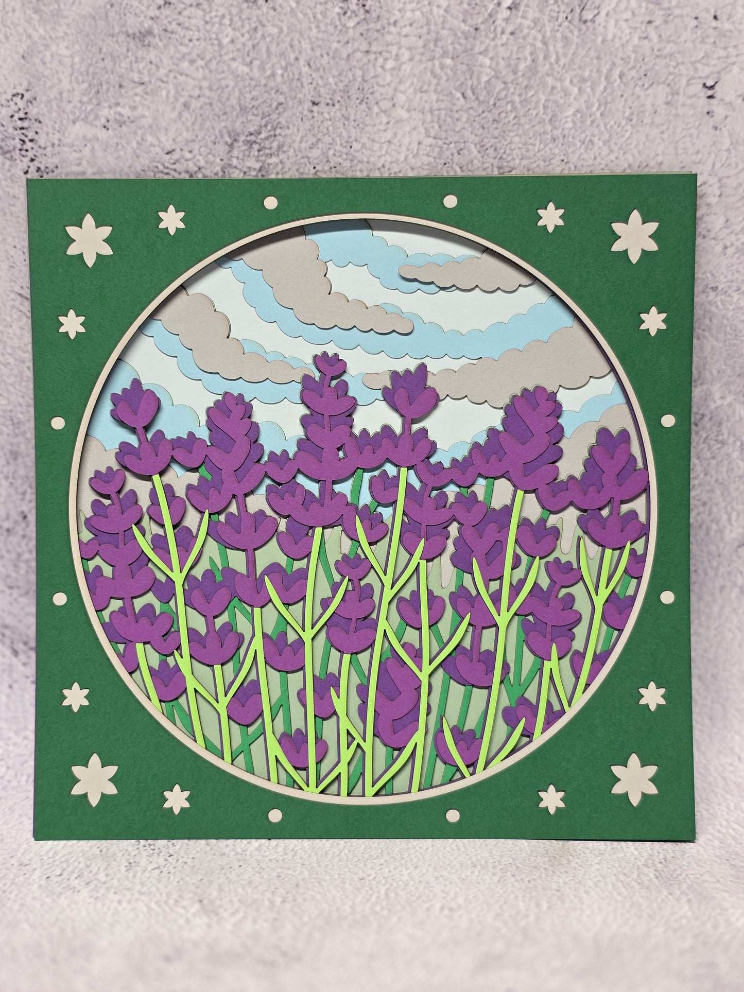 Lavender Dream Shadow Box