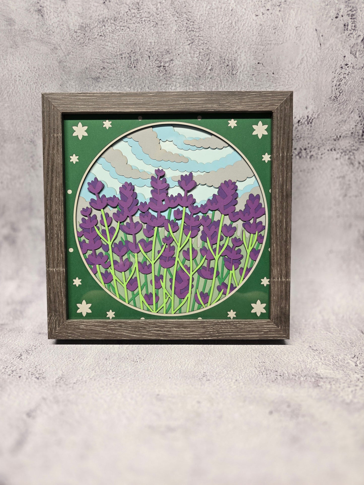 Lavender Dream Shadow Box