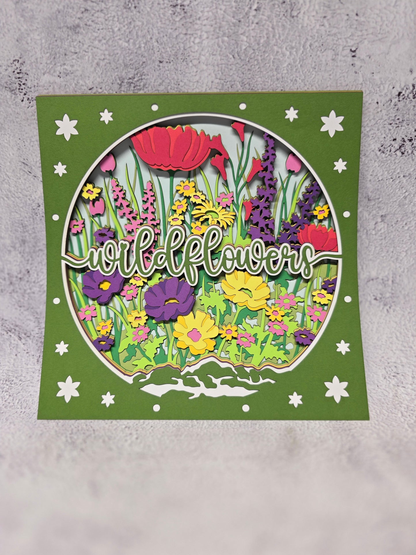 Wildflowers Shadow box