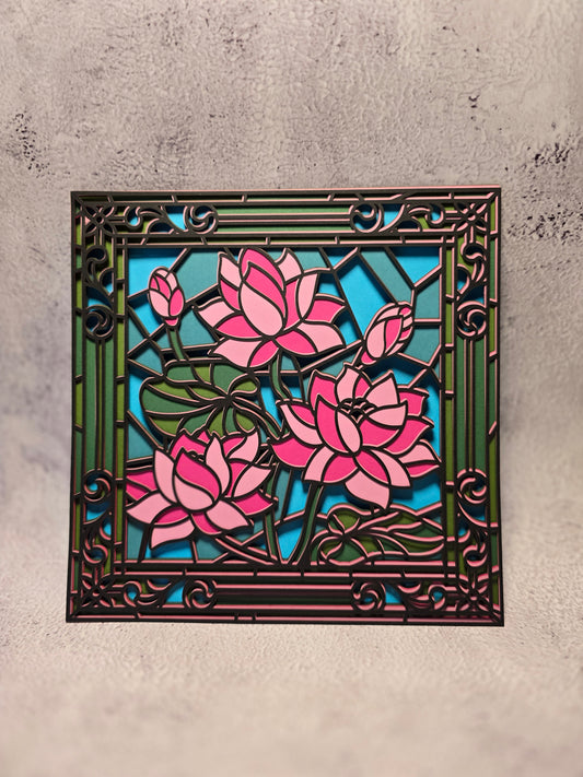 Pink Lotus Flowers (made to order)